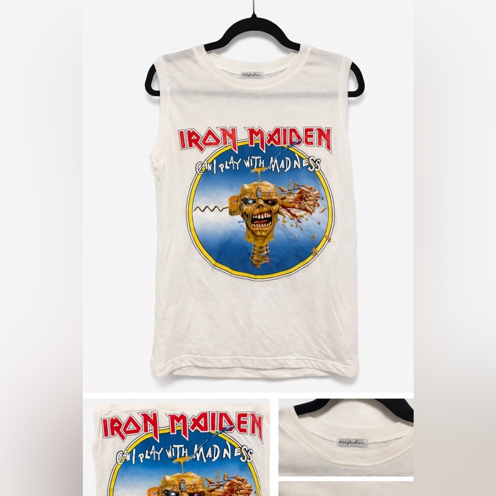 Iron Maiden Graphic Tank Top / Cut Off Tee